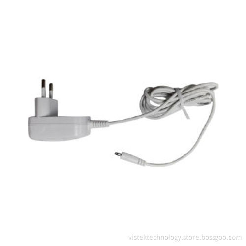 12V/300mA AC/DC switching adapters, white/black, EU plug